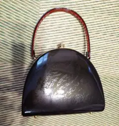 和装用バッグ 半月型 漆黒のサムネイル