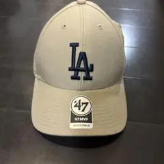 47 MVP LA ロゴ ベージュキャップ