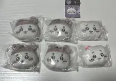 ちいかわ マスコットミラー 古本屋 カニちゃん 4個ちいかわ2個セット ガチャ