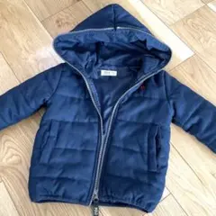 POLO Baby フード付きジャケット 90サイズ ネイビー
