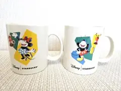 スターバックス ディズニー マグカップ 2個セット 海外限定ミッキーミニーペア