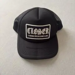 WEGO CLOSER メッシュキャップ ブラック