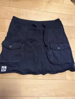 CHUMS スウェットスカート Mサイズ ポケット付き　ブラック　美品