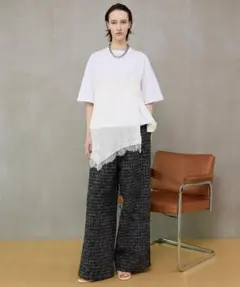メゾンスペシャル　Lace Docking Layered TEEのサムネイル