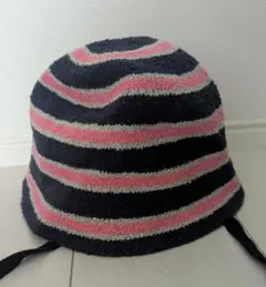 OVER RIDE ストライプ バケットハット フリーサイズ