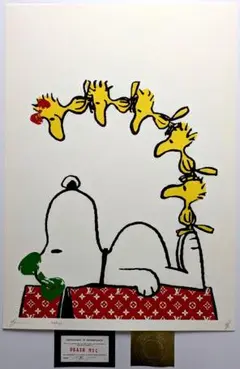DEATH NYC　スヌーピー　アートポスター　極美品／未使用　No.23 Yahoo!オークション - 世界限定100枚 アートポスター SNOOPY
