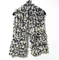 マフラー　ウール　マーブル