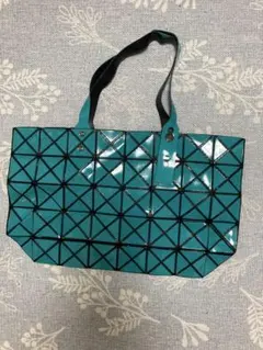 ターコイズ三角形パターンショルダーバッグ