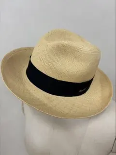 Borsalino ボルサリーノ バイカラー 中折れパナマハット 麦わら帽子