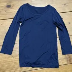 HEATTECH ネイビー 長袖Tシャツ 120