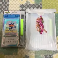 未開封 スポンジボブ フローティング 防水ケース スマホ DIVAID ビーチ