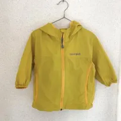 mont-bell フード付きイエロージャケット 80cm レインコート