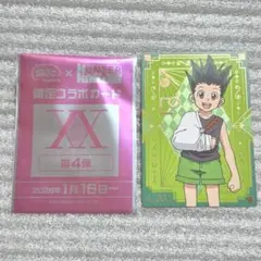 ハンター×ハンター　銀だこ　限定コラボカード XX　第4弾　ゴン