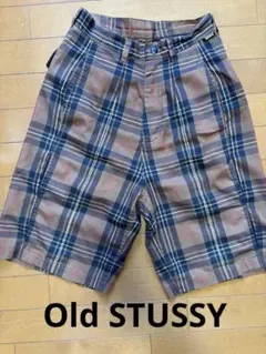 00s Old stussy チェックショーツ　メンズ　city boyのサムネイル