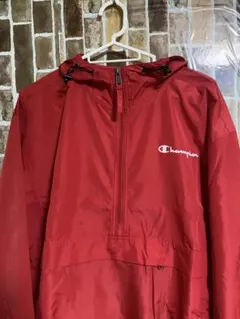 チャンピオン ハーフジップ プルオーバー ナイロンジャケット ナイロンパ