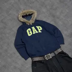 00s OLD GAP archive y2k 平成 ファー ジップパーカー
