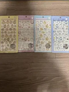 ちいかわの3Dシール4点セット 韓国