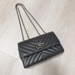 2way キルティング ショルダーバッグ　ブラック