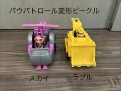 【美品】パウパトロール 変形ビークル スカイ&ラブルセット