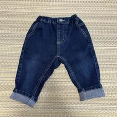 ブランシェス　ガーデナーテーパードデニムパンツ　90cm