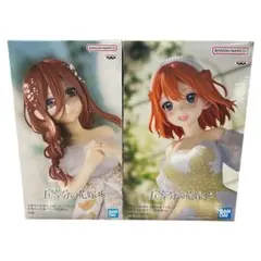 五等分の花嫁 中野三玖 中野四葉フィギュア 五等分の花嫁アニメ原画展ver.