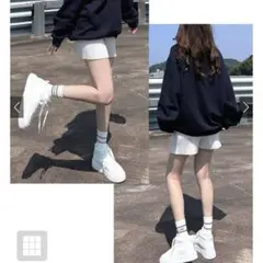 ニットショートパンツ[an1295]GRL新品未使用