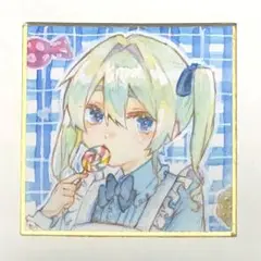 オリジナル　手描き　イラスト　アナログ　色紙