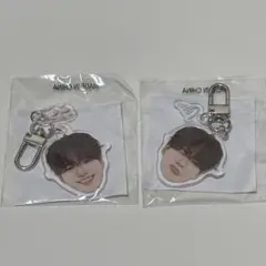 treasure/PULSEON/ガチャガチャ　顔アクキー【ジェヒョク哀・楽】