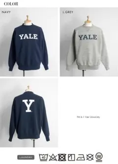 A.G.SPALDING & BROSスウェット ネイビー Yale 38