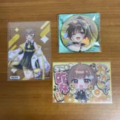 ミリプロ 音ノ瀬らこ　缶バッジ　カード