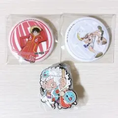 【ルフィ】ワンピース　ONE PIECE カプセルトイ　ダイソー缶バッジ