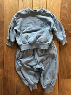 マイリトルワンダー　バースデイ　セットアップ　裏毛　80