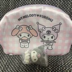 新品　ふわわフロッキーマスコット＆ポーチ　２点セット