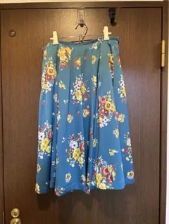 KUMIKYOKU フラワープリント フレアスカート サイズ2