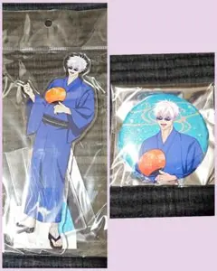 呪術廻戦　花やしき　アクスタ&缶バッジ　五条悟