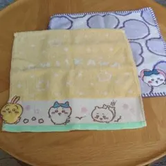 中古 ちいかわキャラクタータオルハンカチセット！