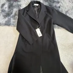 AZUL by moussy ブラック ロングコート サイズ0のサムネイル