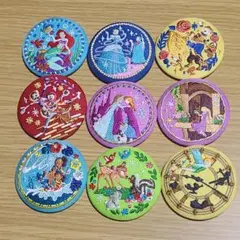 刺繍缶バッジビスケット2 ディズニー 刺繍 缶バッジ ビスケット