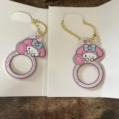 サンリオ　マイメロ　キーホルダー３点