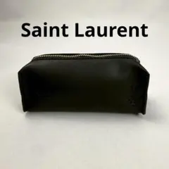 Yves Saint Laurent ポーチ 小物入れ ゴールド金具 極美品✨️のサムネイル