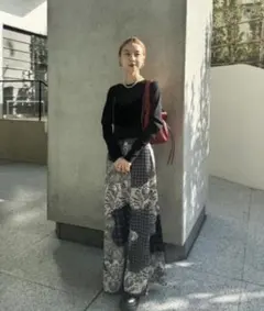 アメリヴィンテージ BLACK TULLE RAFFLE CAMI TOP - メルカリ