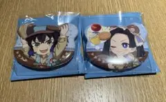鬼滅の刃　実りの秋まつり　缶バッジ　嘴平伊之助　神崎あおい