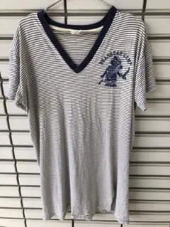 70s 60s 染み込みプリント　Tシャツ