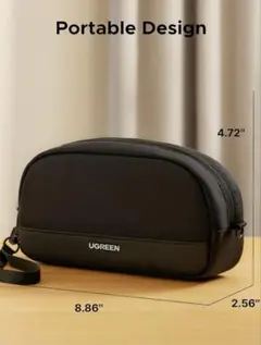 【美品】U GREEN ガジェットポーチ Sサイズ（ブラック）