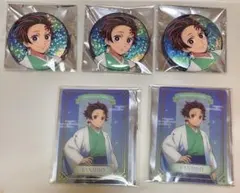 鬼滅の刃 アニプレックス ジャンプフェスタ 缶バッジ 箔押しクリアカード 炭治郎