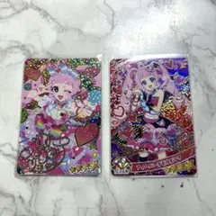 アイプリひまり 星4 2種セット 箔押し サプライズカード