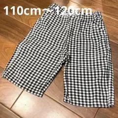 110〜120cm DILASH ギンガムチェック　ハーフパンツ　半ズボン