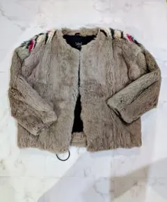 SWILDENS ラビットファーファーコート S y2k