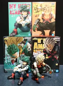 ヒロアカ デク 爆豪 フィギュア 4体セット