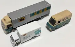 【非売品・希少】ヤマト運輸　3台セット　大型　中型　トラック　ミニカー　最安値
